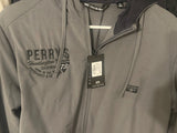 Embroidered Travis Mathew Grey Hooded  Every Amenity Hooded Jacket