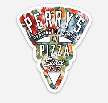 Perry's Floral Slice Logo Sticker